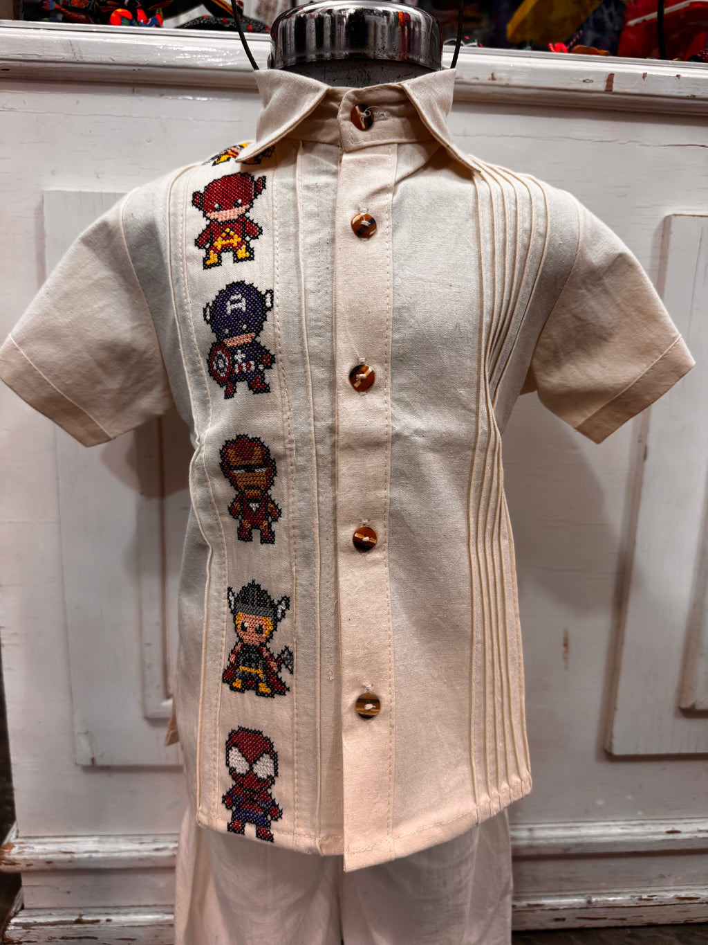 camisa "súper héroes"