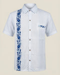Guayabera MC azul - Casa Ximago