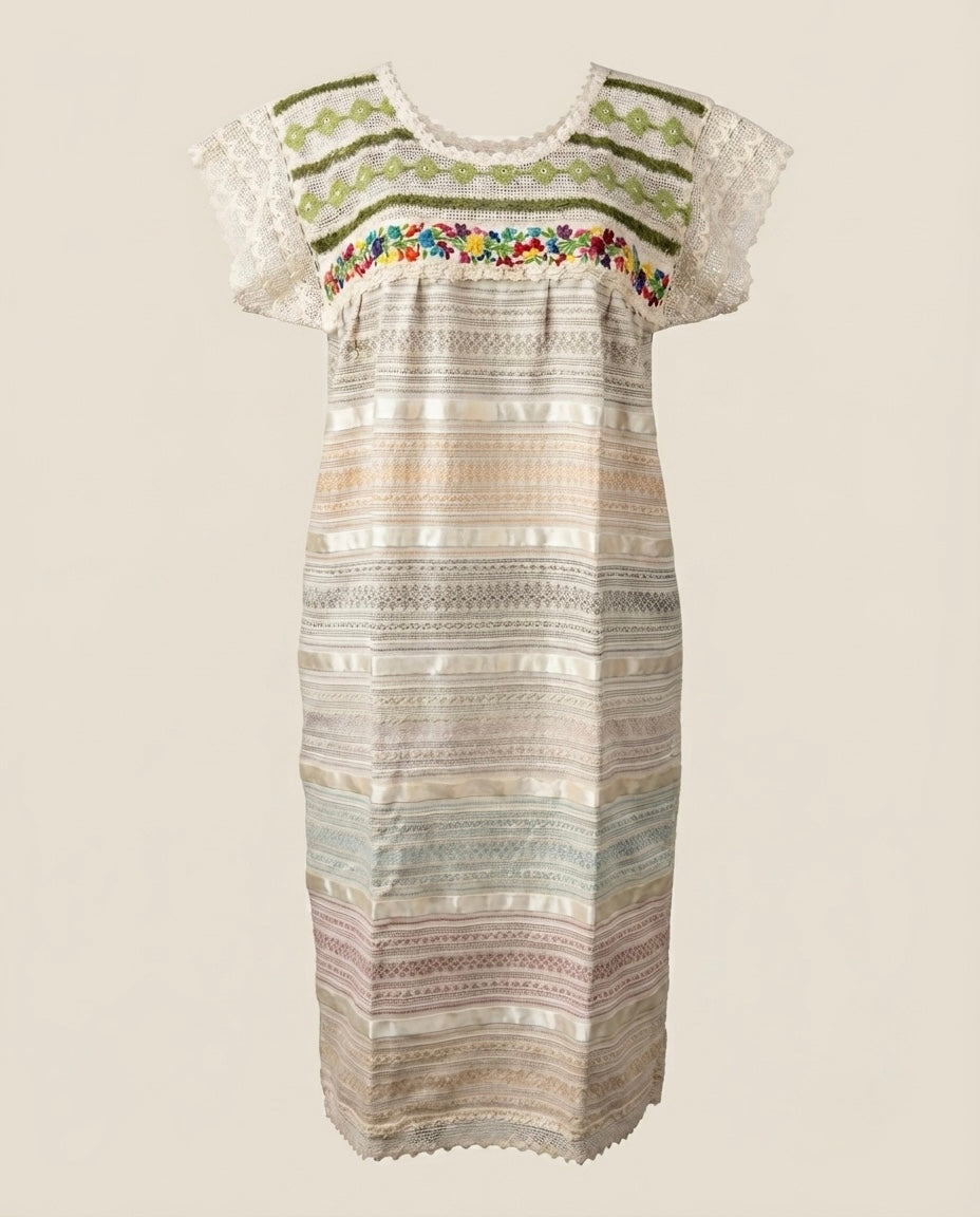 Huipiles telar beige - Casa Ximago