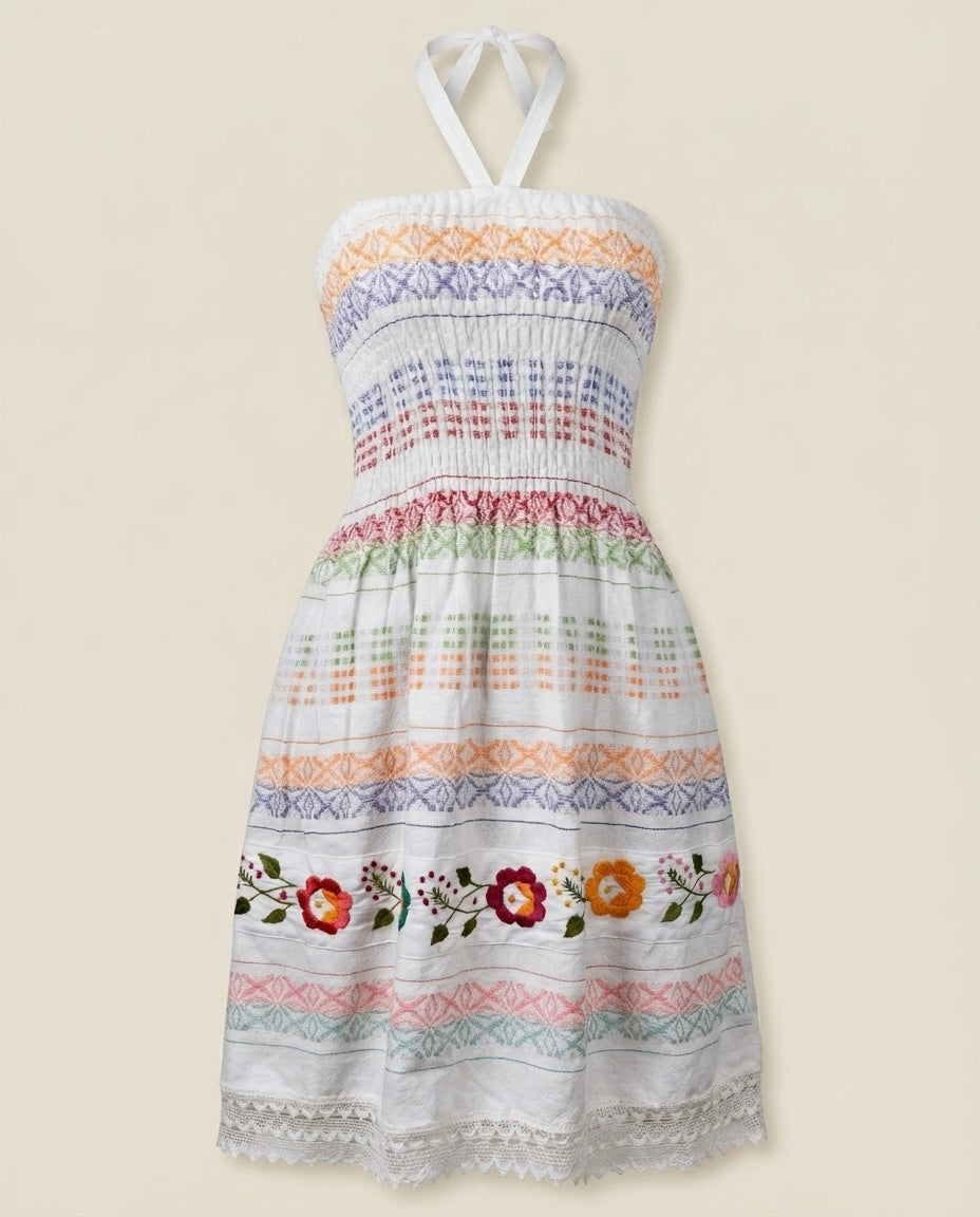 Vestido strapless telar - Casa Ximago